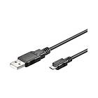 Goobay USB-kabel Micro-USB Typ B till USB 1,8 m