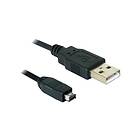 DeLock USB-kabel mini-USB Typ B till USB 1,5 m