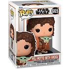 Funko POP! Star Wars: The Mandalorian - Peli Motto With Grogu #665