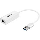 Sandberg Network USB3.0 Gigabit Adapter, White