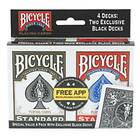 Bicycle Standard Playing Cards 4 Pack