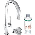 Hansgrohe Aqittura M91 köksblandare, utdragbar pip, krom