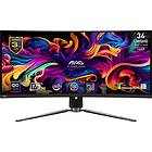 MSI MAG 341CQP QD-OLED Curved 34" OLED 3440x1440 175 Hz 2xHDMI,DP,USB-C Adaptive