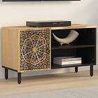 vidaXL Tv-bänk 80x31x46 cm massivt mangoträ 358227