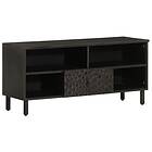 vidaXL Tv-bänk svart 100x33x46 cm massivt mangoträ 356835