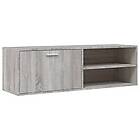 vidaXL Tv-bänk grå sonoma 120x34x37 cm konstruerat trä 833549