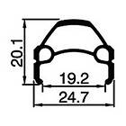 Rodi Skorpion Rim Silver 26 ´´ 32H