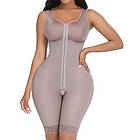 FeelinGirl Kvinnor bantning Body Shaper Crotchless Bodysuit Sömlös midjetränare Overbust Shapewear