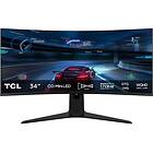 TCL 34" 34R83Q QD-Mini LED WQHD 170 Hz HDR USB-C Gaming Monitor