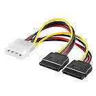 Luxorparts Förgrening 4-pin Molex till Sata