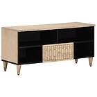 vidaXL Tv-bänk 100x33x46 cm massivt mangoträ 358264