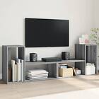 vidaXL TV-skåp 2 st grå sonoma 75x30x50 cm konstruerat trä 840791