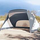 vidaXL Strandtält grå 274x178x170/148 cm 185T polyester 94405