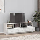 vidaXL TV-skåp 2 st vit 67x39x44 cm stål 841750