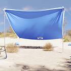 vidaXL Strandskydd med sandpåsar blå 304x300 cm 4008644