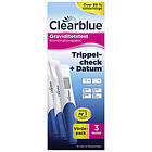 Clearblue Graviditetstest Trippelcheck & Datum 3-pack