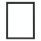 NorDan fast fönster Tanum BlackLine Aluminium svart RAL 9005 trä/alu FF11X19ALU-BL