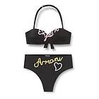 Emporio Armani Band & High Brief Emrboidery Signature Bikini Set 