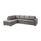 Scandinavian Choice Crazy Limited Edition 3-seters Sofa med Sjeselong Venstre Lysegrå