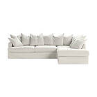 Chilli 3-sits Soffa med Schäslong Armunia Höger Tvättbar & avtagbar klädsel Beige 1903841