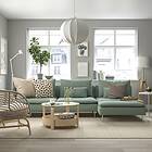 IKEA SÖDERHAMN 4-sitssoffa med schäslong Djup: 99 cm