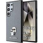 Karl Lagerfeld Saffiano Metal Pin till Galaxy S24 Ultra
