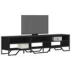 vidaXL Tv-bänk svart 180x34x41 cm konstruerat trä 848574