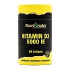 Rawpowder Vitamin D3 5000IE 90 Softgels