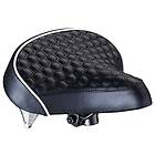 Schwinn vuxna, unisex komfort cykelsadel bred sadel quiltad svart, Cruiser/Quilted Black