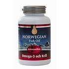 Norwegian Fish Oil Omega-3 och Krill 120 kapslar