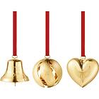 Georg Jensen Christmas Collection 2024 Gold Plated 3-pack