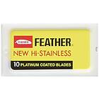 Feather Goodfellas' Smile Hi Stainless Dubbelkant Rakblad, Silver, 30 Stycken