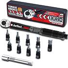 Aurlloct DET702 Momentnyckel 1/4" 3-33 Nm 11 Delar