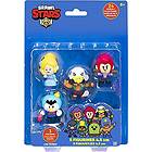 Lansay Brawl Stars – 5 figurer, 4,5 cm, team B