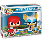 Funko Pop! Sonic The Hedgehog Knuckles & Rouge Vinyl Figure Special Edition