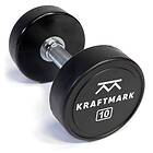 Kraftmark Runda Hantlar PU, Hantlar Gummi 50kg