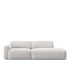 NO GA Brick 2-Seater Open End Right