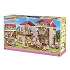 Sylvanian Families 5716 Villan med belysning med hemligt lekrum Lekredskap för dockhus