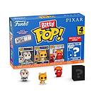 Funko Bitty Pop! 4-pack: Disney Pixar Buzz Lightyear (xl-01), Sox, Red Panda Mei, Mystery Pop! Vinyl Figures