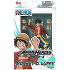 Bandai Anime Heroes: One Piece Monkey D. Luffy (renewal Version) Action Figure (37008)