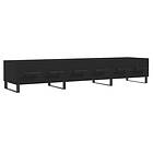vidaXL Tv-bänk svart 150x36x30 cm konstruerat trä