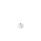 Uyuni Lighting LED Tealight 400~ Battery Incl. White Plain, 3,9x2,1 cm