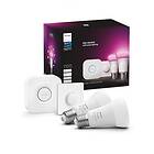 Philips Hue White and Color Ambiance startpaket 2xE27 A60, 1100 lumen 9,5W