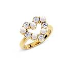 Edblad Affinity Pearl Heart Ring Guld M