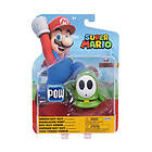 Super Mario Figur 10cm W40 Shy guy with POW Block