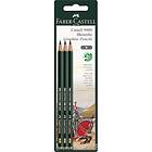 Blyertspennor Castell 9000 graphite B 3-pack Faber Castell
