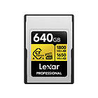 Lexar Professional Gold CFexpress 4.0 Type A 1800/1650MB/s 640GB