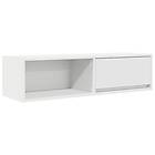 vidaXL TV-bänk vit 100x31x25,5 cm konstruerat trä