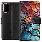 Plånboksfodral till Samsung Galaxy S20 med Metalliskt mönster motiv