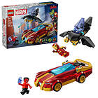 LEGO Marvel 76310 Iron Man Car & Black Panther vs. Red Hulk